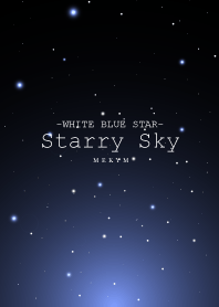 Starry Sky WHITE BLUE STAR