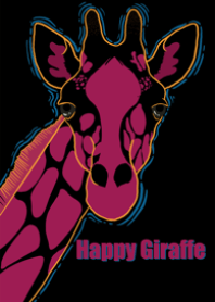 Multicoloured giraffe