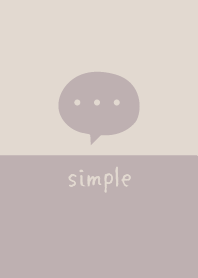 ゆるシンプル:ピンクベージュ