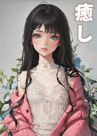 可愛女孩-花卉少女5 滿版背景 凱瑞精選集