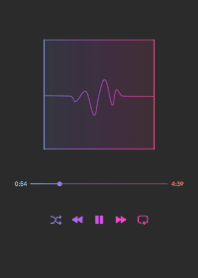 MUSIC PLAYER 2 Gradation  - Black (a)