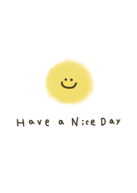 Fluffy smile. white.