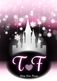 T&F-Initial-Snow Castle-Baby pink