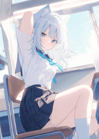 教室裡的可愛貓娘 2