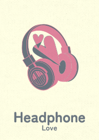 Headphone_love Pale cherry pink