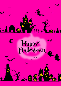 Happy Halloween Townscape illustration.P