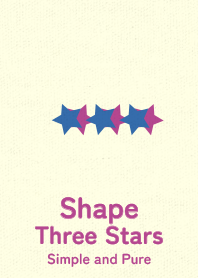 Shape Three Stars  Ultramarine