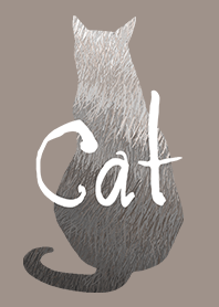 푹신폭신 〈 회색 고양이 〉