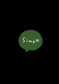 Simple and usable black and green.