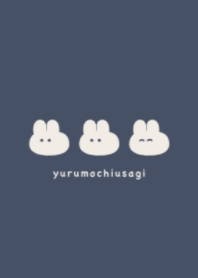 cute mochi rabbit.(dusty color7-07)