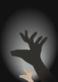 Hand Shadow Game - Deer_black