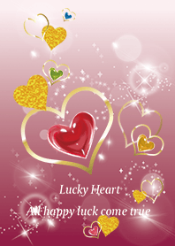 ピンク : 恋愛運UP!ゴールドハート