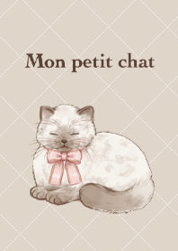 Mon petit chat (siamese cat)