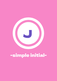 simple initial-J- THEME 23