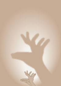 Hand Shadow Game - Deer_red