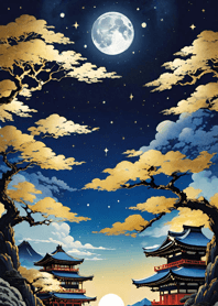 Bright Moon and Dawn D9AC39