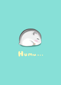 cute sleeping hamster