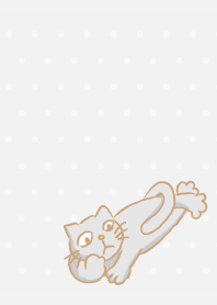 Thinking Cat2 on white