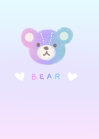 Pastel cute bear2