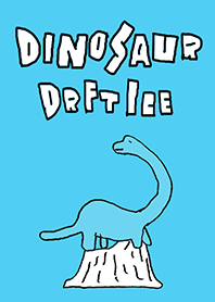 DINOSAUR ON THE DRIFT ICE simple