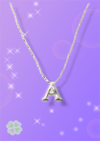 initial A(four Leaf Clover)