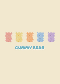 yammy gummy bear / mist yellow