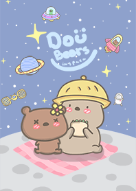 duo bears in space