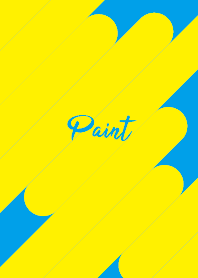 FRESH PAINT / イエロー&シアン