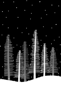 Winter snow deco