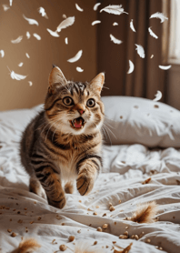 Cat rampage #BBAZ130.