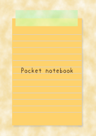 Pocket notebook Theme/Orange