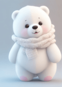 White bear is cold