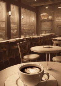 Leisurely coffee time   56Dc77