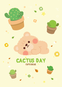 เทดดี้เเบร์ กระบองเพชร คิ้วตี้