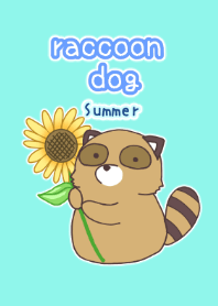 raccoon dog summer Theme #fresh