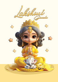 พระแม่ลักษมี & พระพิฆเนศ (วันจันทร์)