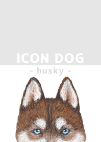 ICON DOG - siberian husky - GRAY/04