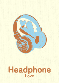 Headphone_love sky blue