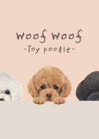 Woof Woof - Toy poodle - SHELL PINK