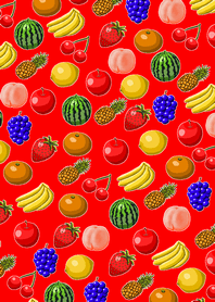 Fruit Basket [Macaroon/Red]