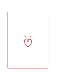 ハート×ホワイト×シンプル