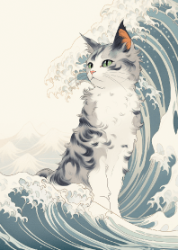 Ukiyo-e cat4!