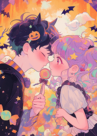 ハロウィンの素敵なカップル❤