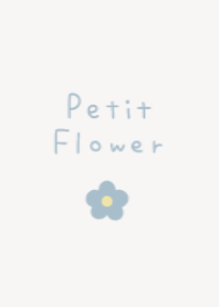 Petit Flower /White and light blue