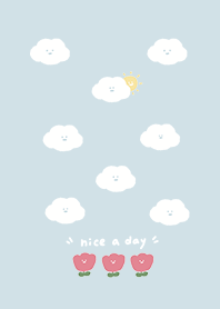 可愛雲朵自然系列