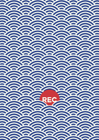 JAPAN WAVE PATTERN BLUE WHITE