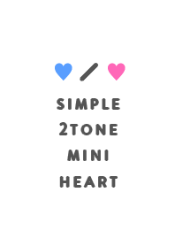 SIMPLE 2TONE MINI HEART 35