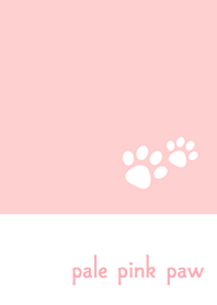 pale pink paw