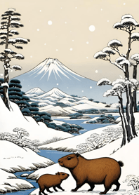 Ukiyo-e - Capybara 47e592