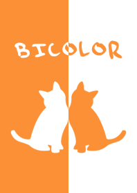 バイカラー [ねこ] オレンジ×白 133